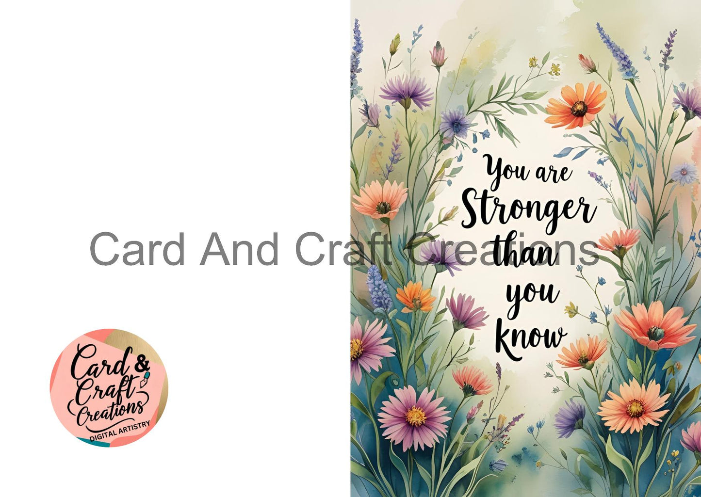 You Are Stronger Than You Know – Floral