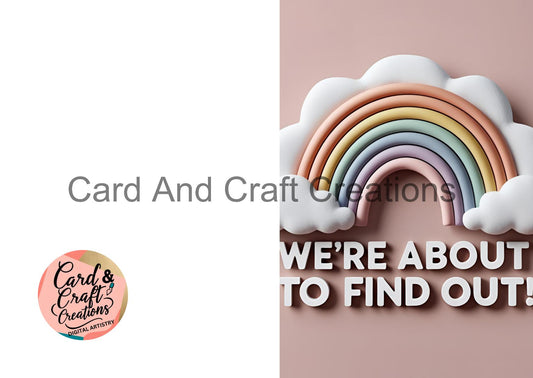 Tied with Love – Pink or Blue Card