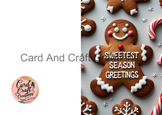 Sweetest Season – Gingerbread Smiles Card