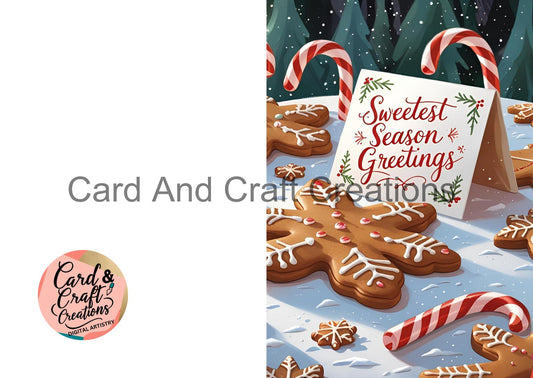 Sweetest Season Greetings – Gingerbread Forest Card