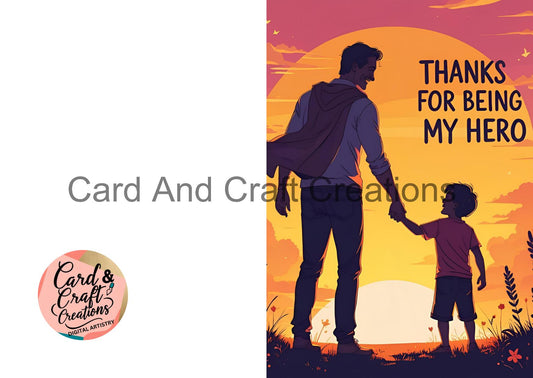 Thanks for Being My Hero – Sunset Stroll