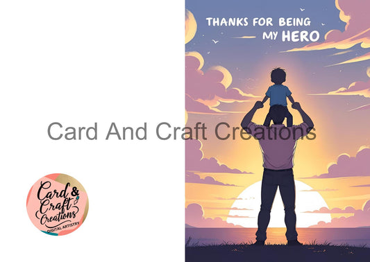 Thanks for Being My Hero – Shoulder Ride
