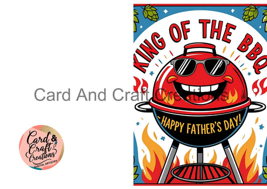 King of the BBQ – Father’s Day Fun Card