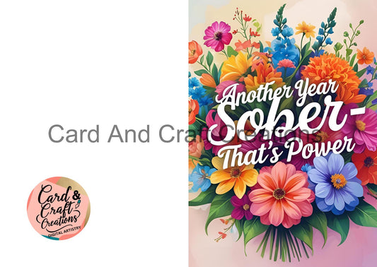 Another Year Sober – That’s Power - Flower Burst