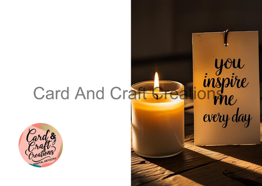 You Inspire Me Every Day - Candlelight