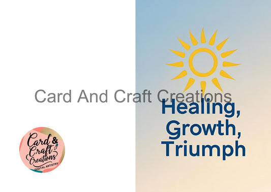 Healing, Growth, Triumph - Blue Sky