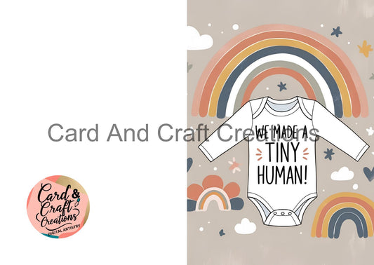 Rainbow Joy – Tiny Human Card