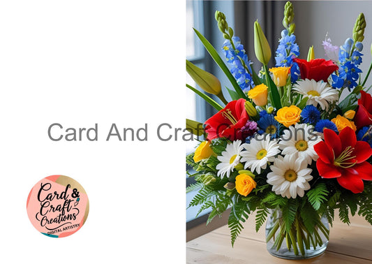 Bright Mixed Flowers