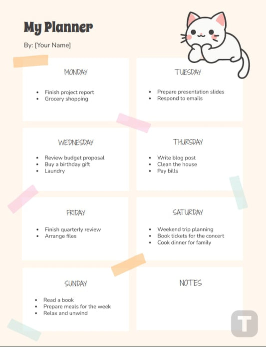 Weekly Planner 3