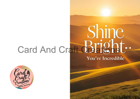 Shine Bright – Golden Sunset