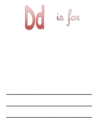 Personalized First Alphabet Learning Book